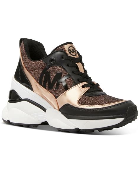 michael kors schoenen sport|Michael Kors rose gold sneakers.